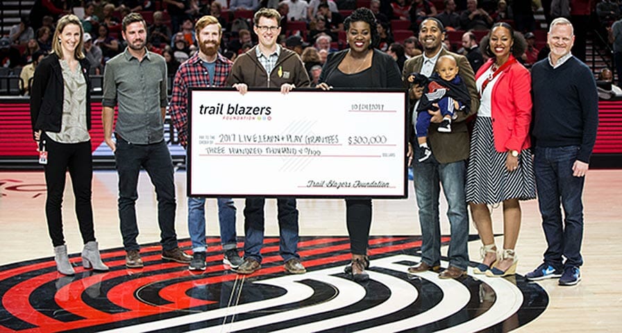 Trail Blazers Foundation, Wells Fargo Continue to ‘Take It To The Court,’ awarding $100,000 in School Grants