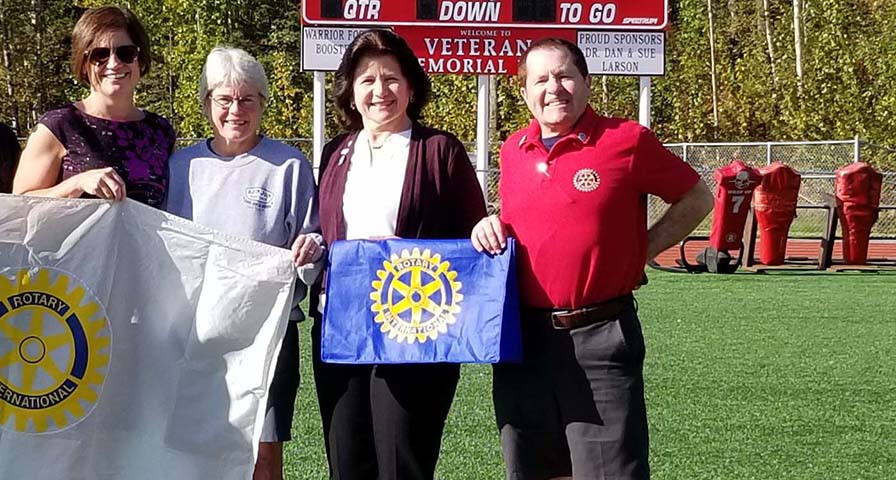 Wasilla High School physical education teacher honored by Wasilla Sunrise Rotary