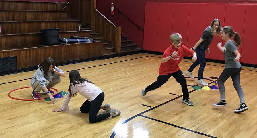 Elementary Students Quickly Reach Fitness Goals Using PE Heart Rate Monitors