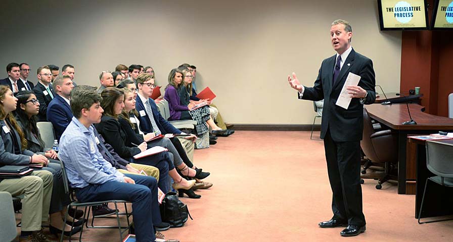 'Highlight of my year': Senator hosts dozens of Lancaster County students for annual event
