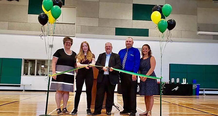 New high school gymnasium opens in Altona, improves student safety