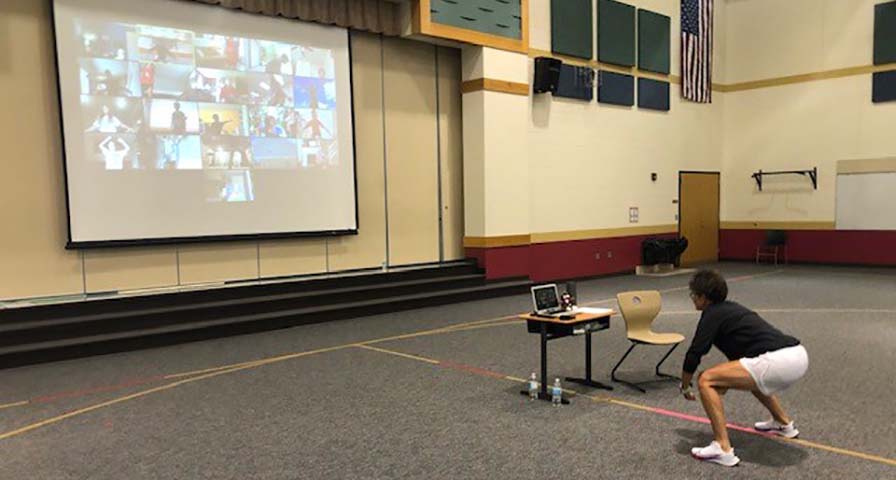 Hamilton County PE teacher gets creative, uses technology to get students active during pandemic