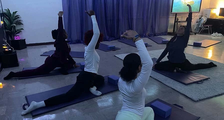 Physical education teacher starts meditation room to help teenagers readjust