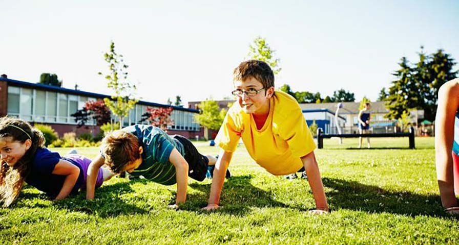 Physical fitness may also improve kids' concentration in school