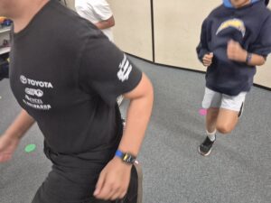 PE activity divide Pomona Unified