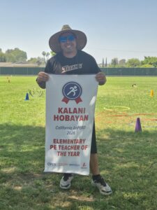 Kalani Hobayan PE Teacher of the Year 2026